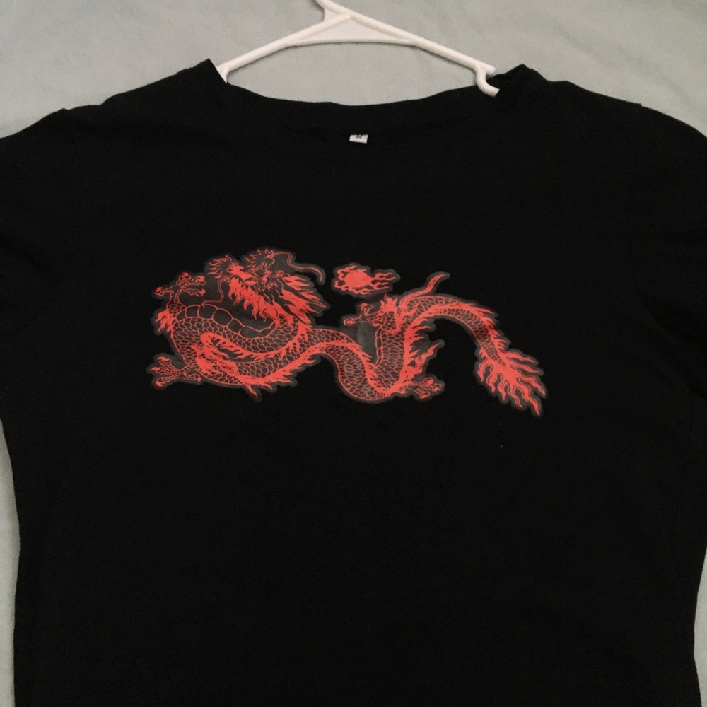 Cropped Dragon Shirt